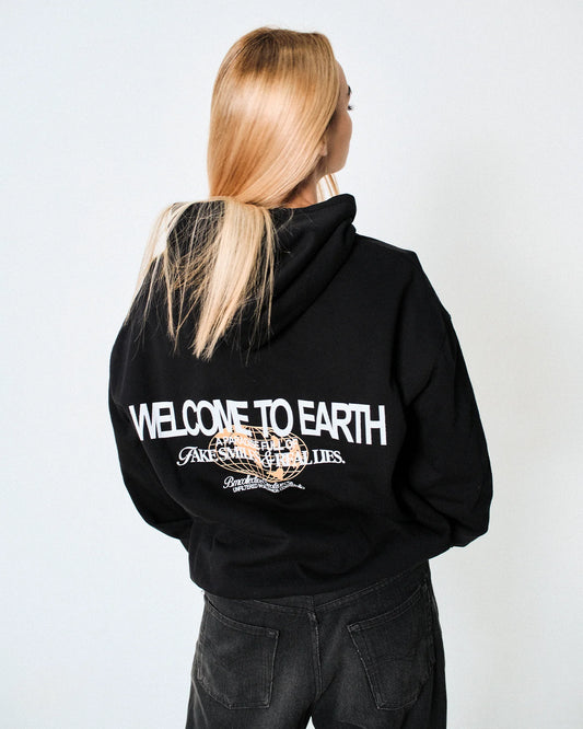WELCOME TO EARTH OFF ME HOODIE